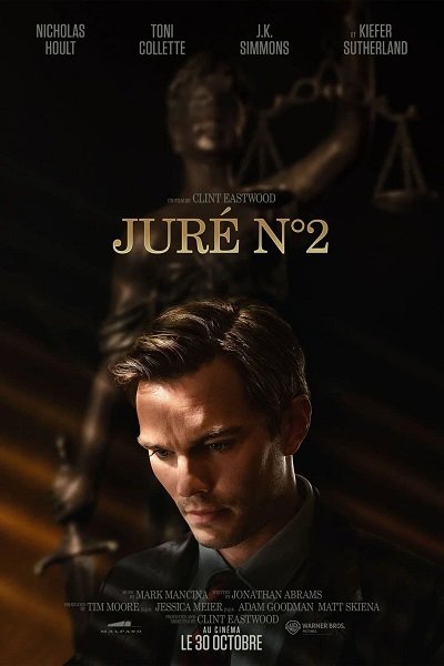 Juré n°2 Film streaming VF : Alors qu'un homme se retrouve juré d'un procès pour meurtre, il découvre qu'il est à l'origine de cet acte criminel.